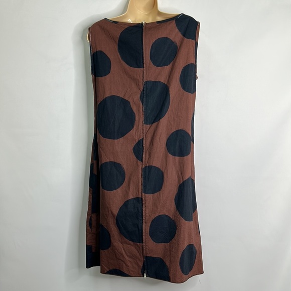 Ter Et Bantine polka dot ruffle front pocketed dress - Picture 4 of 5